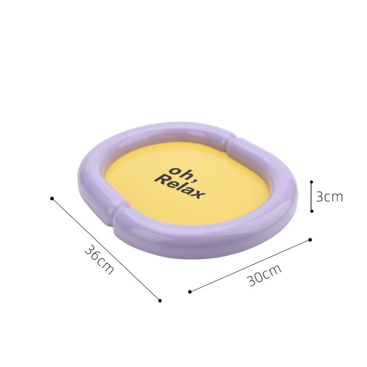 Dopamine Oval Chubby Tray