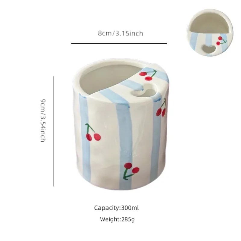 Ceramic mug dimensions, capacity and weight