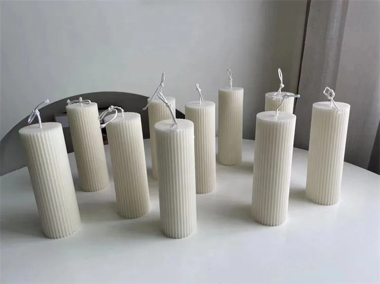 Wholesale white pillar candle display