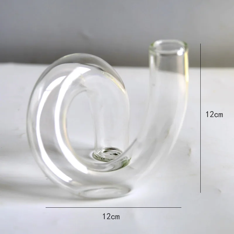 Clear glass vase dimensions