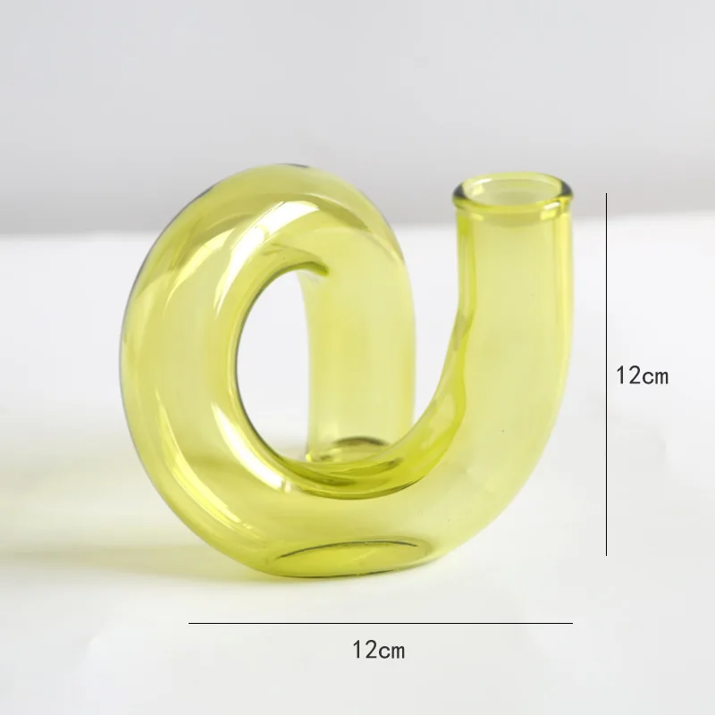 Lime glass vase dimensions
