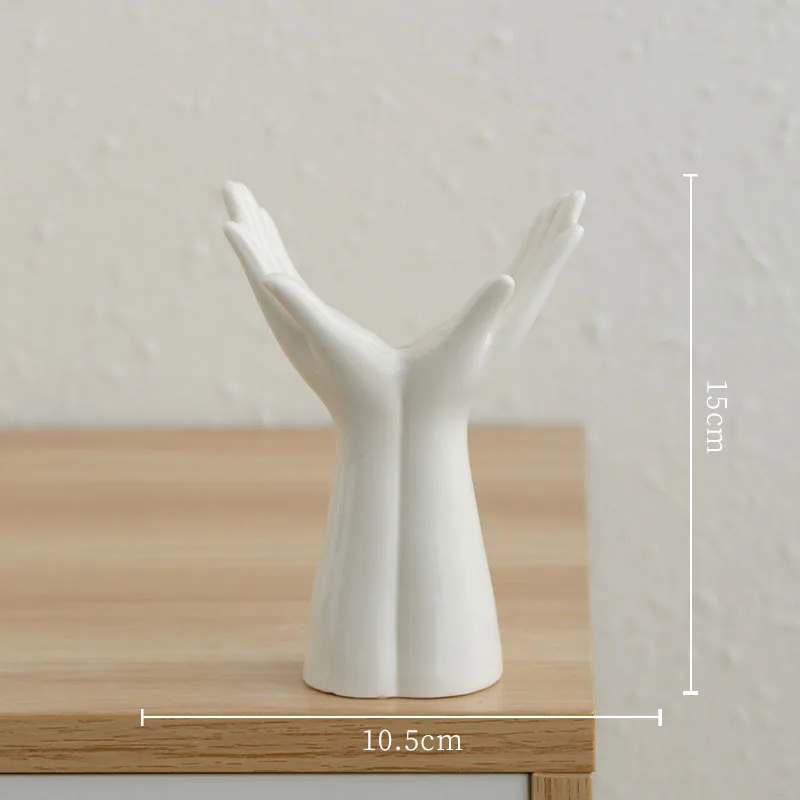 Small ceramic hand vase dimensions