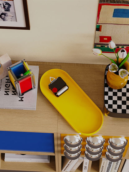 Memphis Magnetic Memo Wall Clock