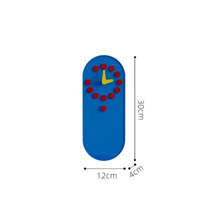 Memphis Magnetic Memo Wall Clock