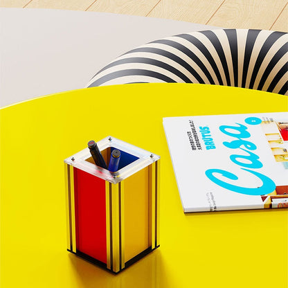 Memphis Square Pen Holder