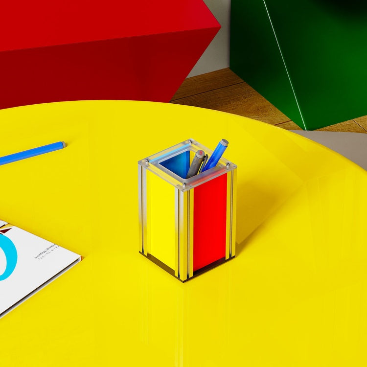 Memphis Square Pen Holder