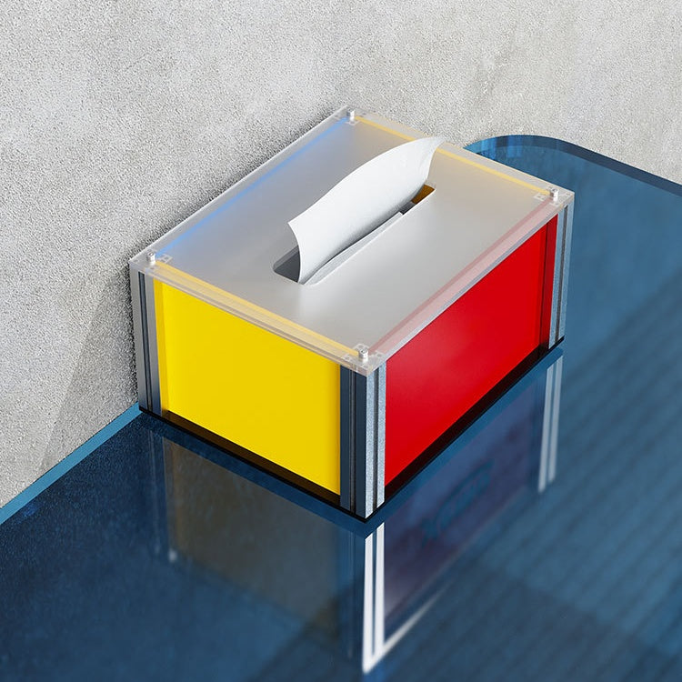 Memphis Acrylic Tissue Box