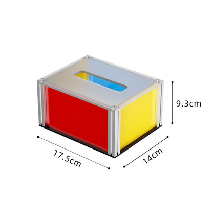 Memphis Acrylic Tissue Box