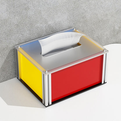 Memphis Acrylic Tissue Box