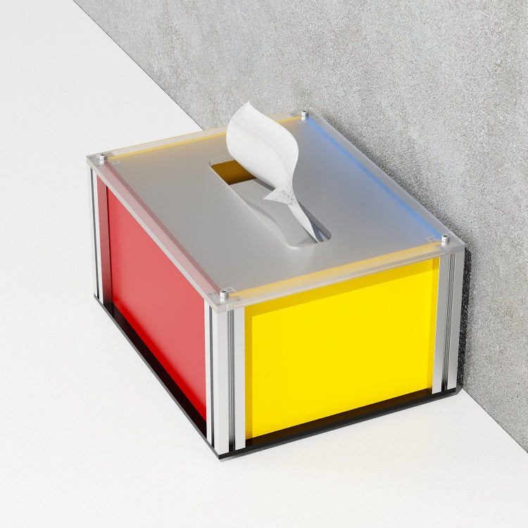 Memphis Acrylic Tissue Box