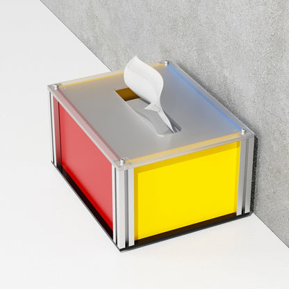 Memphis Acrylic Tissue Box