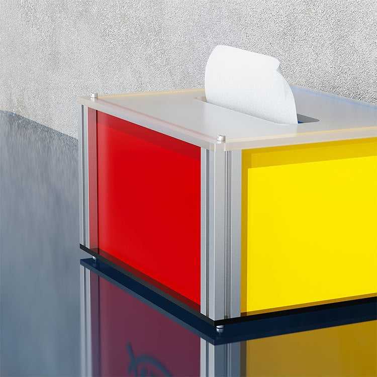 Memphis Acrylic Tissue Box