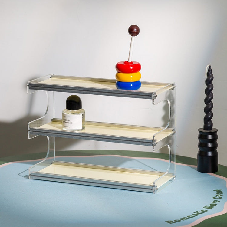 Memphis Color Three-Tier Display Shelf
