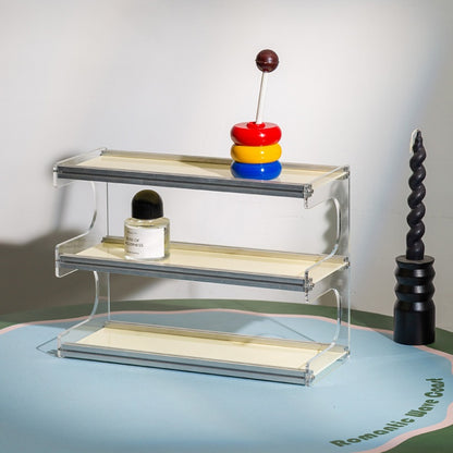 Memphis Color Three-Tier Display Shelf