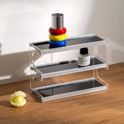 Memphis Color Three-Tier Display Shelf