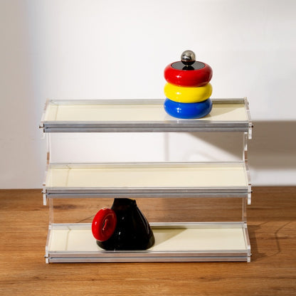 Memphis Color Three-Tier Display Shelf