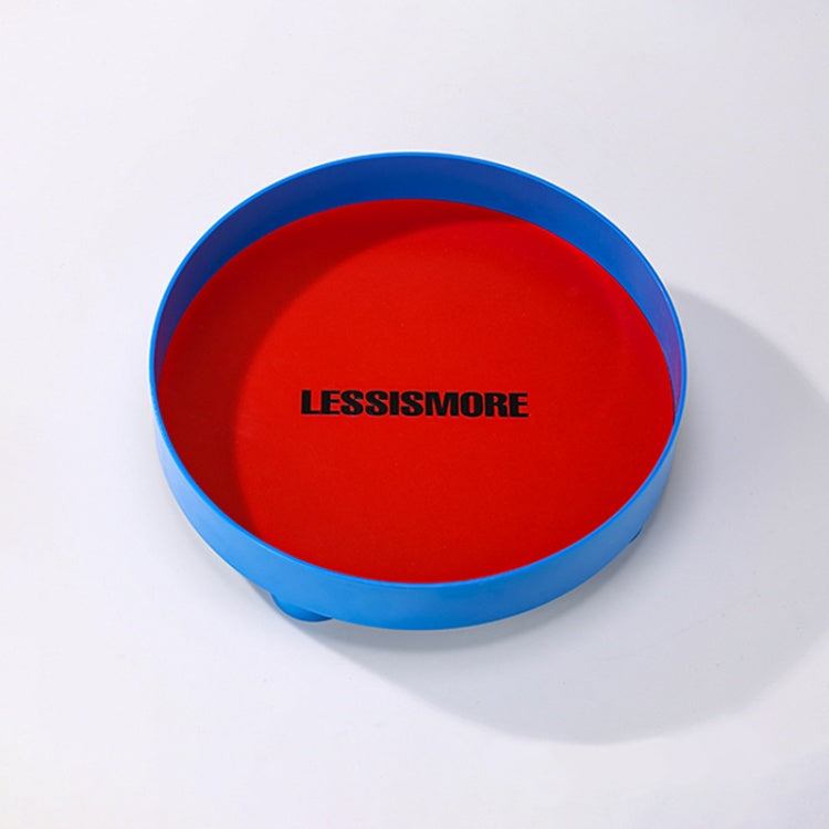 Memphis Color-Block Round Tray