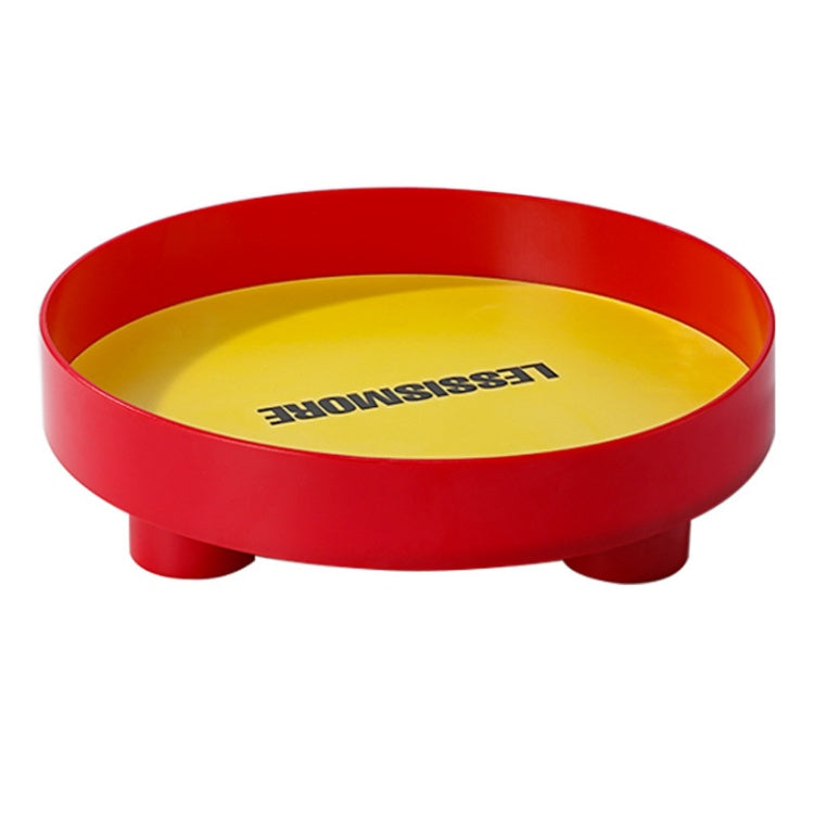 Memphis Color-Block Round Tray