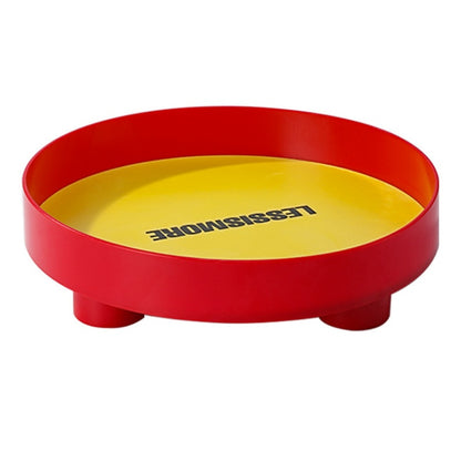 Memphis Color-Block Round Tray