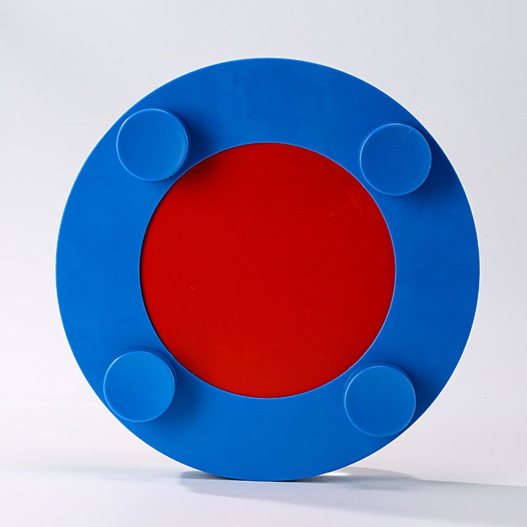 Memphis Color-Block Round Tray