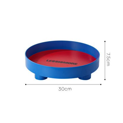 Memphis Color-Block Round Tray