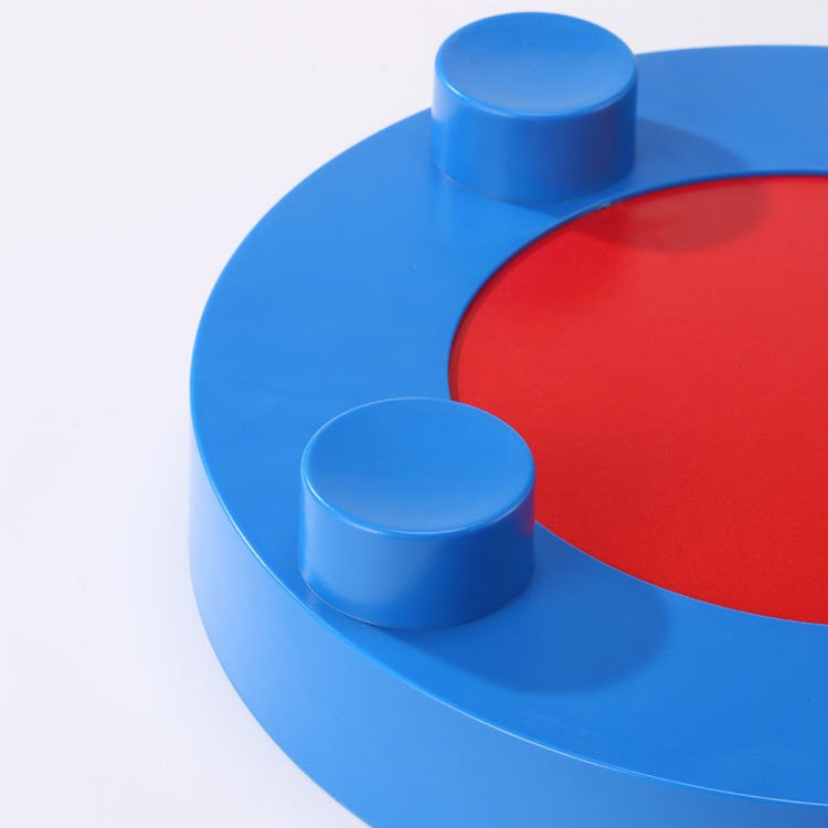 Memphis Color-Block Round Tray