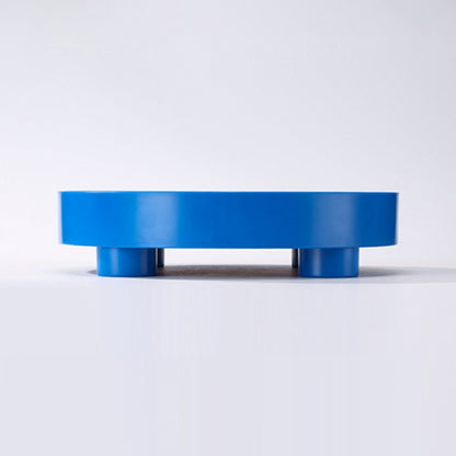 Memphis Color-Block Round Tray