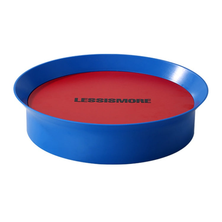 Memphis Color-Block Footed Round Tray