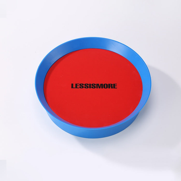 Memphis Color-Block Footed Round Tray