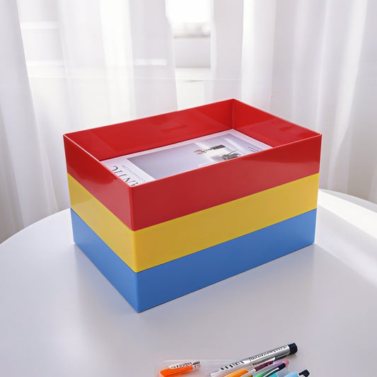 Memphis Color-Block Stackable Tray