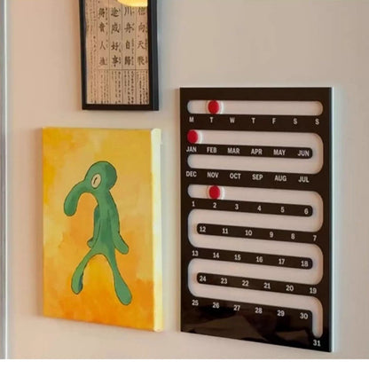 Memphis Sliding Perpetual Calendar
