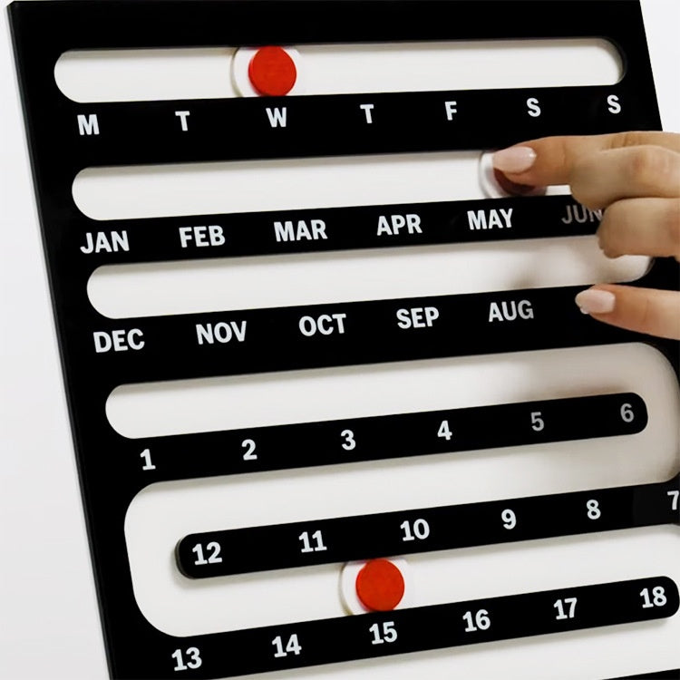 Memphis Sliding Perpetual Calendar