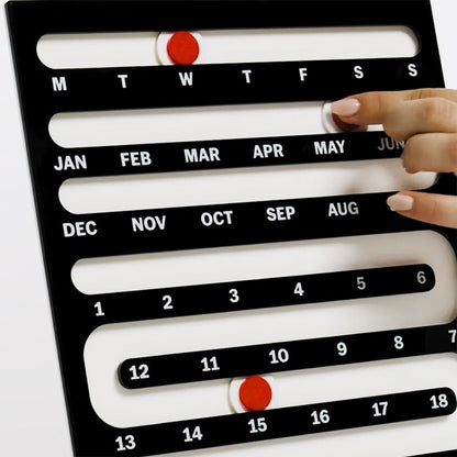Memphis Sliding Perpetual Calendar