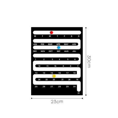 Memphis Sliding Perpetual Calendar