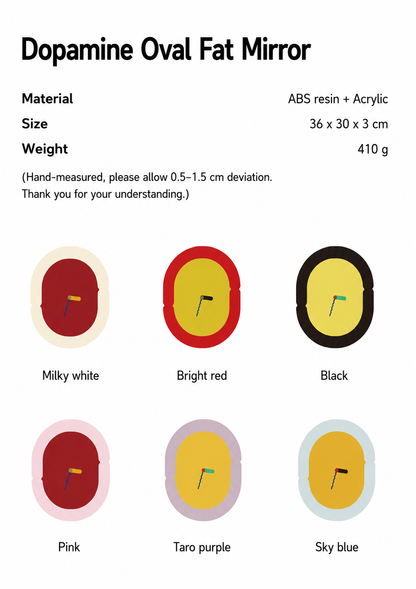 Dopamine Oval Fat Clock