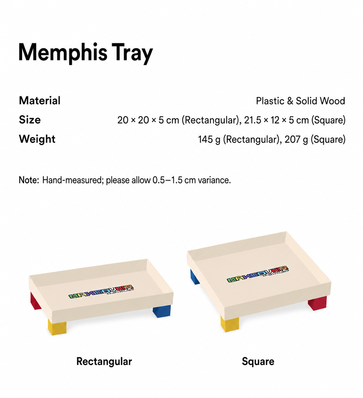 Memphis Geometric Storage Tray
